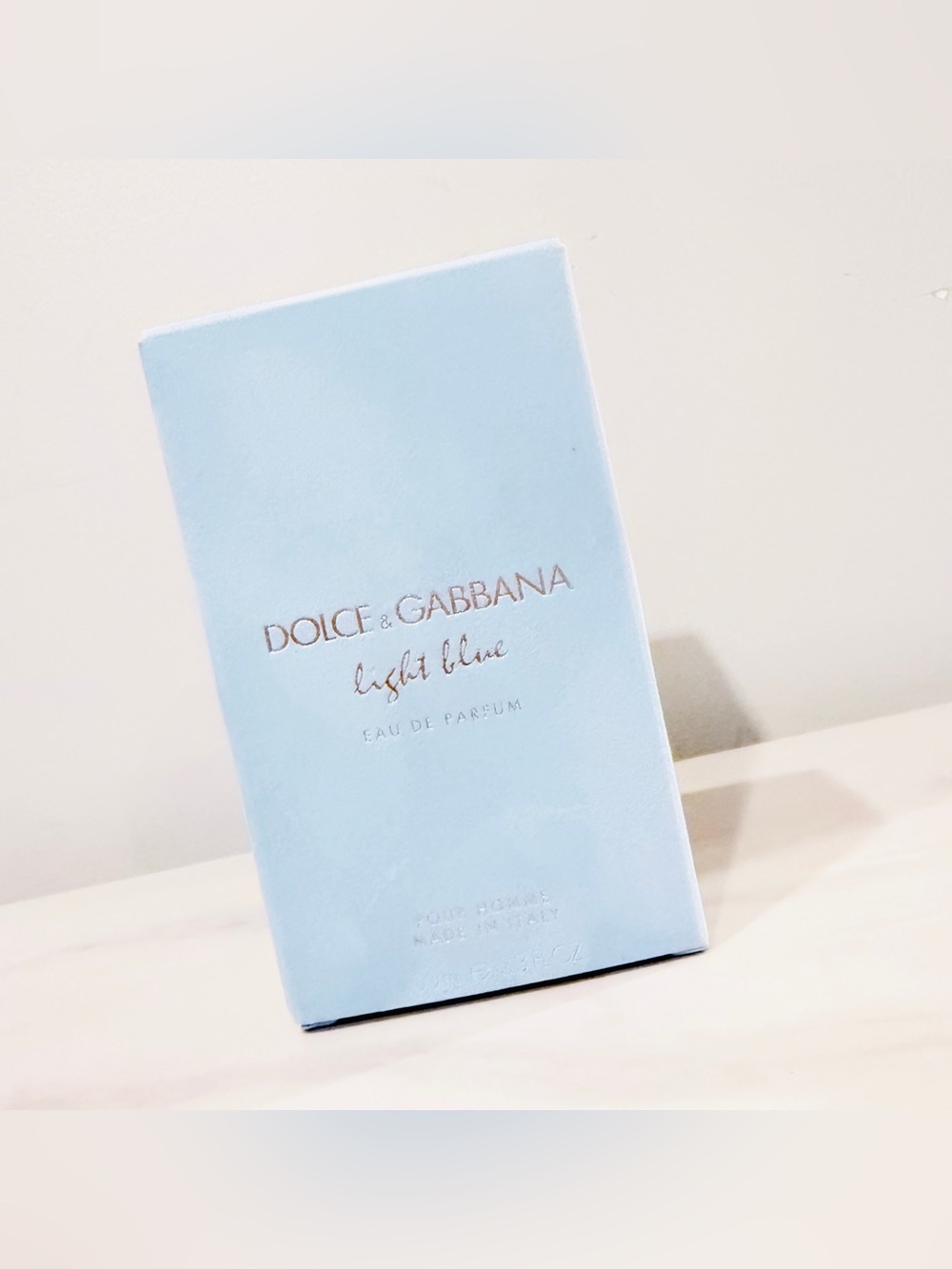 Dolce & Gabbana DG Light Blue 3.3 fl oz Packaging - BOX/LID ONLY